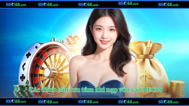 Các điểm cần lưu tâm khi nạp vốn vào BEC88