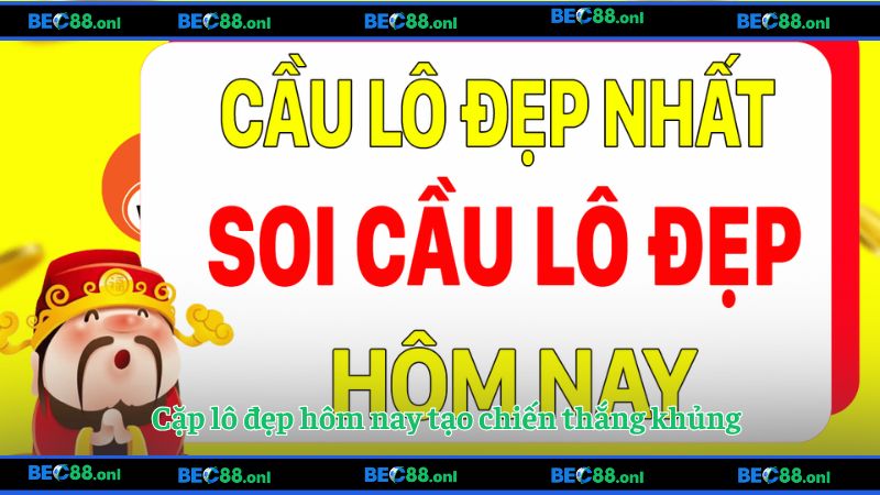 Cặp lô đẹp hôm nay tạo chiến thắng khủng