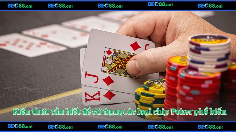 Kiến thức cần biết để sử dụng các loại chip Poker phổ biến