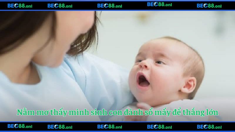 Nằm mơ thấy mình sinh con đánh số mấy để thắng lớn